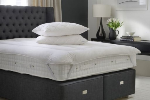 bedding on top of mattress