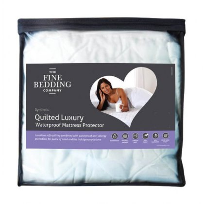 Quilted Luxury Waterproof Mattress Protector by The Fine Bedding Company
