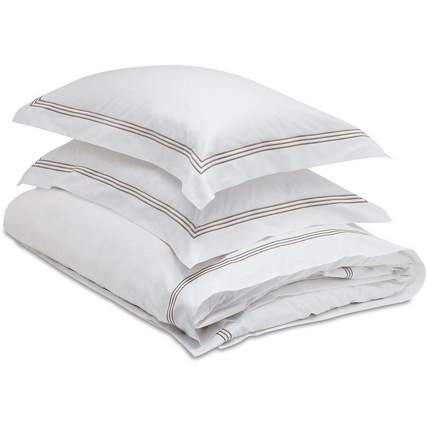 Brompton Oxford Pillow Case Taupe