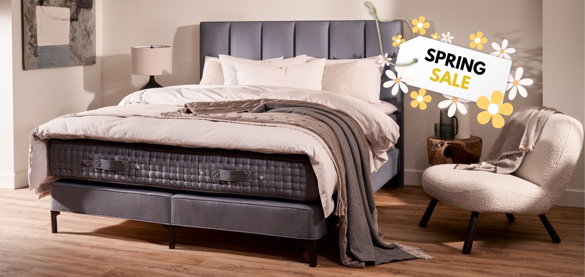 Fabulous savings on Vispring, the makers of Luxury Handmade British Beds