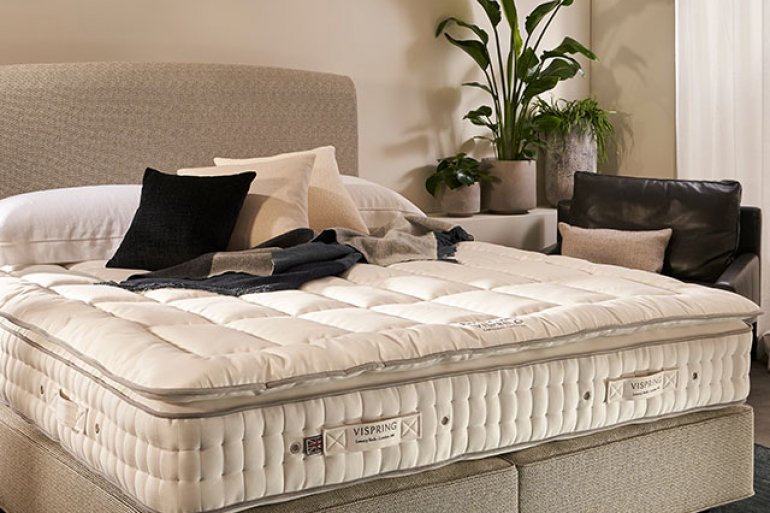 Luxury topper on mattress