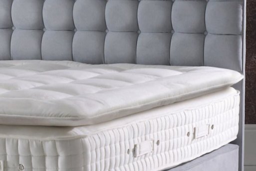 bedding on top of mattress
