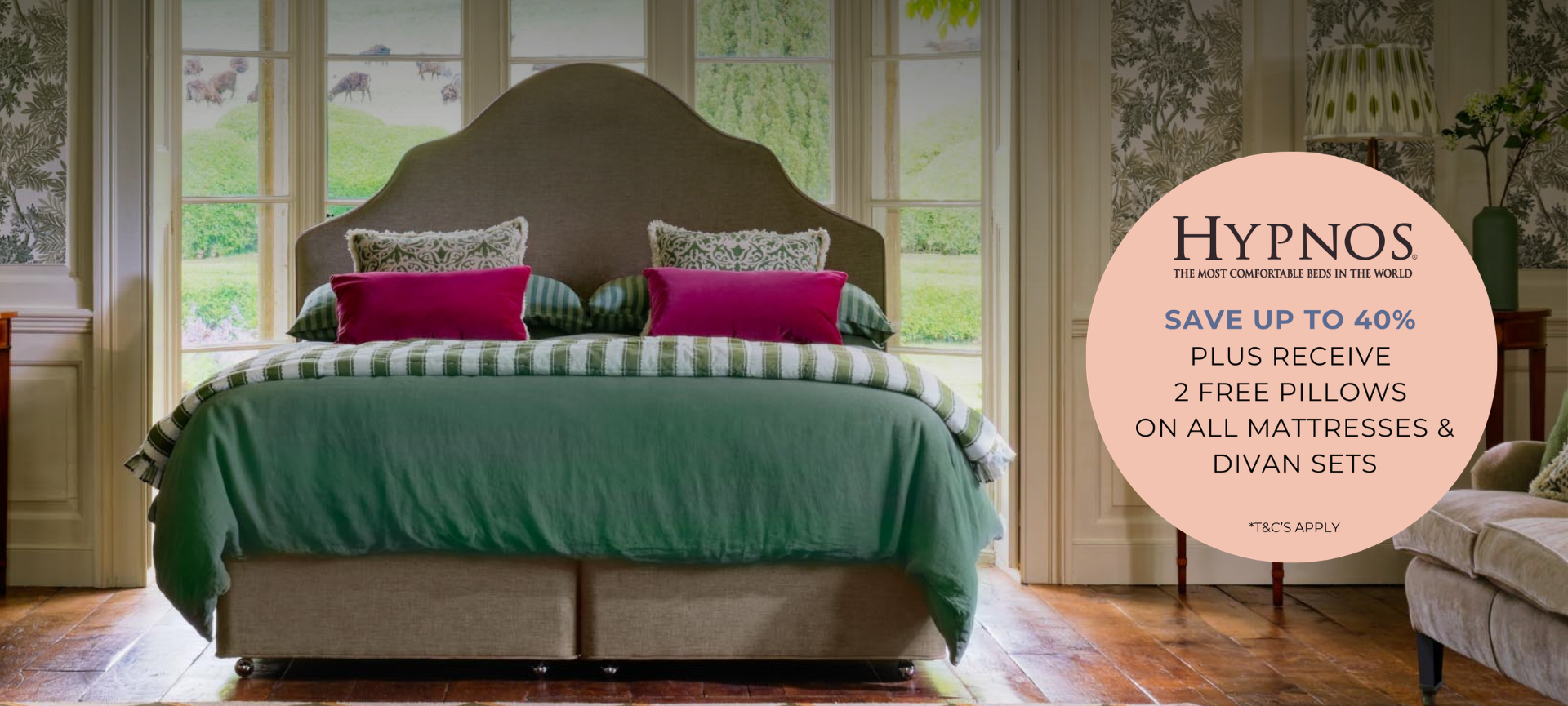 SAVE UP TO 40% ON HYPNOS