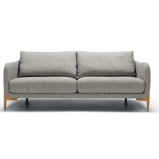 The SITS Jenny Sofa offers chic versatility with a gently curved shape that balances elegance and comfort. Its supportive high back ensures you can sit upright with ease, while the slim profile and wooden legs give it a light, graceful appearance that’s unmistakably Scandinavian in character. Available in multiple configurations, Jenny adapts beautifully to both compact and larger spaces.
Why We Love Jenny: Scandinavian character, yet a minimalist design — Jenny’s high back and tall legged design give comfort without visual bulk, making it a versatile choice for any home.