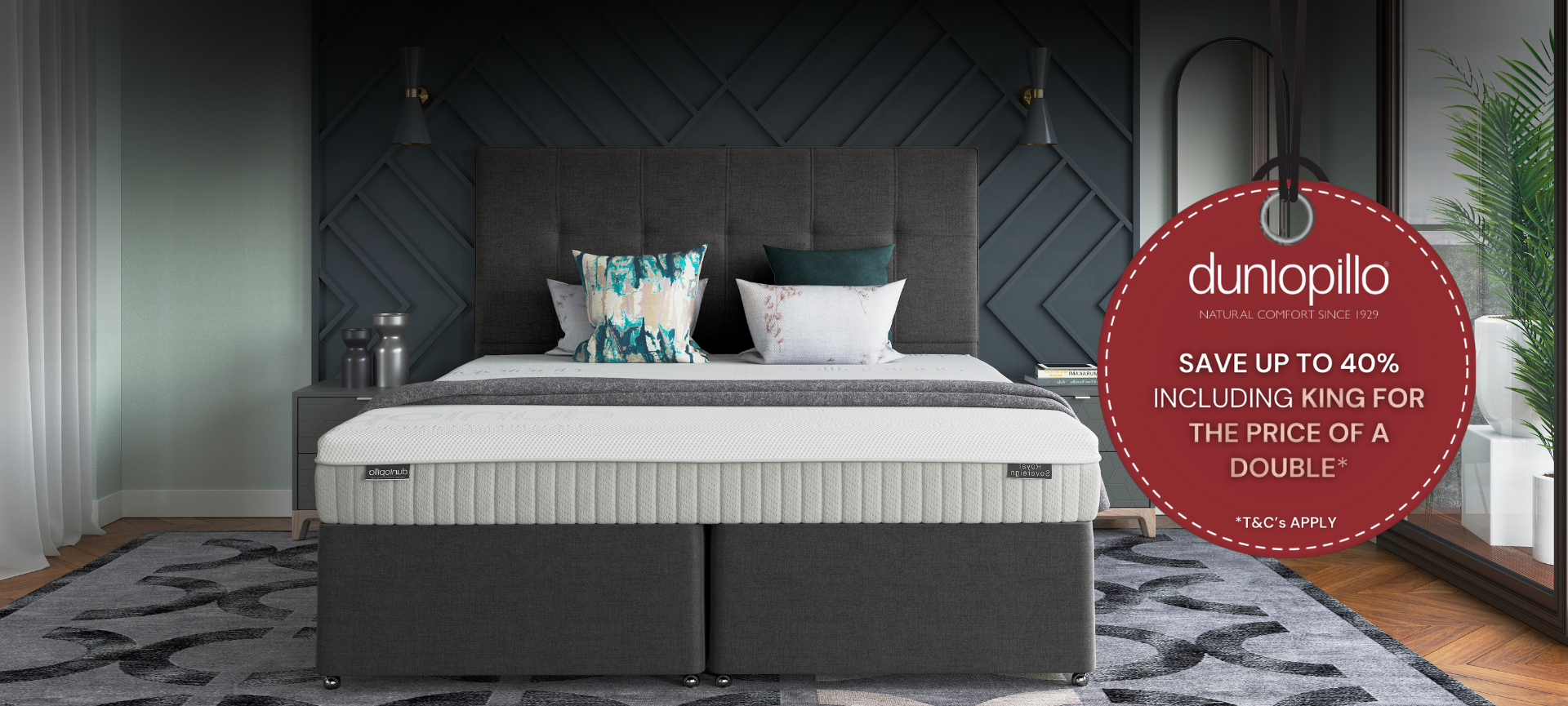 SAVE UP TO 40% ON DUNLOPILLO