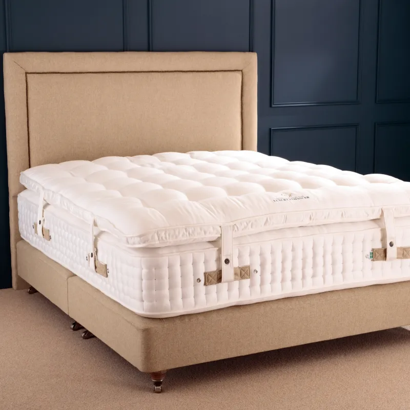 We love the Nyewood for its elevated level of support and craftsmanship. With three layers of pocket springs, 5 rows of hand-side stitching and natural fillings, it delivers firmer comfort and full-body support - crafted for those who prefer a more supportive, traditionally hand-crafted mattress