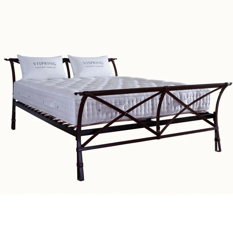 We love the Bedstead Shetland for its indulgent natural fillings, made entirely from 100% hand-teased Shetland and British fleece wool. With richly cushioned upholstery and a firmer wool spring protector pad, it delivers a balanced, yet sumptuous, medium feel in comfort – ideal for slatted bases.