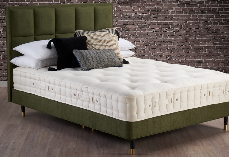A balanced medium-to-firm feel makes this the most versatile in the range. With no-turn ease, breathable and natural fillings, and edge-to-edge support, it’s a reliable all-rounder for everyday comfort. Pairing with a pocket sprung divan base is excellent for optimising support and comfort, or the Platform Top Base is superb if you prefer a firmer feel or are looking for a lower price point.