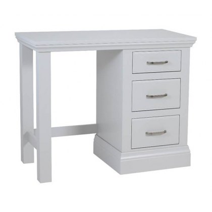 Hambledon Fully Painted Single Pedestal Dressing Table with optional mirror and stool