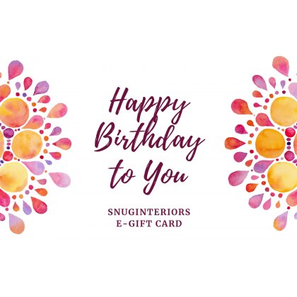 Happy Birthday E-Gift Card