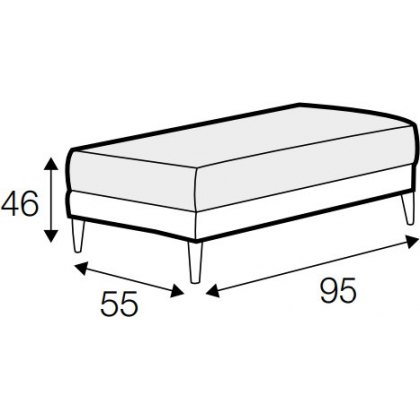 SITS Jenny Footstool Large