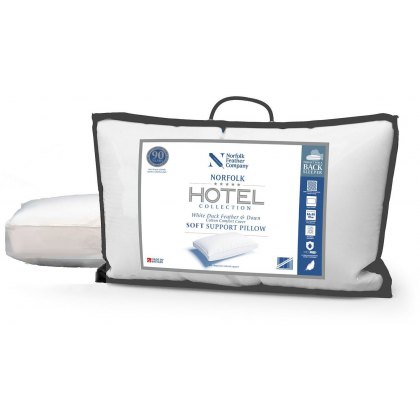 Norfolk 5* Hotel Duck Feather & Down Back Sleeper Pillow