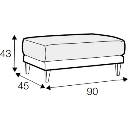 SITS Vera Footstool Large SITS Vera Footstool Large
