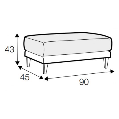 SITS Vera Footstool Large