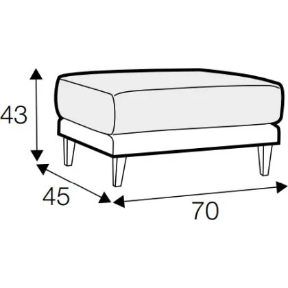 SITS Vera Footstool Small SITS Vera Footstool Small
