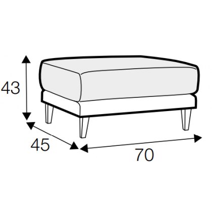 SITS Vera Footstool Small