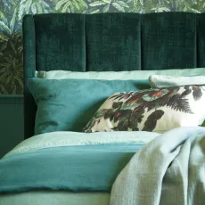 Hypnos Pillow Top Elite Faded Max Emerald Marie headboard