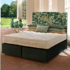Hypnos Fransesca Headboard with Mattress Semi-dressed and Deep Divan Base 2