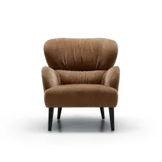 Sits Ross Armchair Wildflower Teddy Brown Front View
