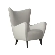 Sits Elsa Armchair light Grey angled