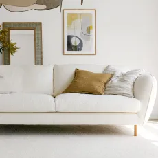 SITS Emma 3 Seater willow off white lifestyle right view