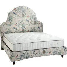 Queen Ann bed frame with mattress cut out