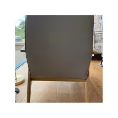 6Jack Armchair in Touch Leather 3 Grey Beige Back