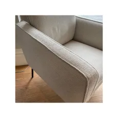 Teddy Armchair in Togo 2 Beige Side On