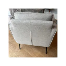 Teddy Armchair in Togo 2 Beige Back