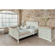 Lyon Tongue & Groove Panel Bed Frame (High Foot End) Lyon Tongue & Groove Panel Bed Frame (High Foot End)