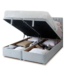 Super Storage Ottoman Divan Base Open
