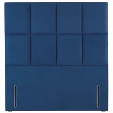 Euro Slim Victoria Headboard by Hypnos in Blue with Fixings