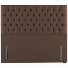 Euro slim Eleanor Headboard by Hypnos in Tan Brown