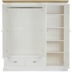 Hambledon Triple Ladies Wardrobe Open