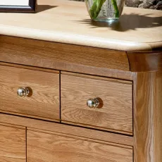 Lacoste Wide Chest of Drawers - 7 Drawer Front Detail