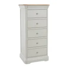 Lyon Tallboy Narrow Chest - 5 Drawer