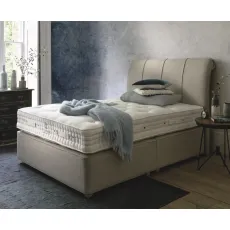 Maple Natural Superb Divan Bed with Sophia Headboard
