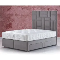 Willow Natural Sublime Divan Bed with Charlotte Headboard