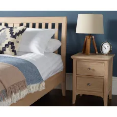 New England Slatted Bed Frame (High Foot End) New England Slatted Bed Frame (High Foot End)