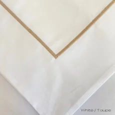 Savile linen white Taupe
