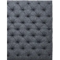 Corner of Vispring Aldo Headboard with deep buttoning