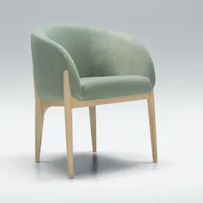 Sits Jenny Bistro Armchair Classic Velvet Light Turquoise