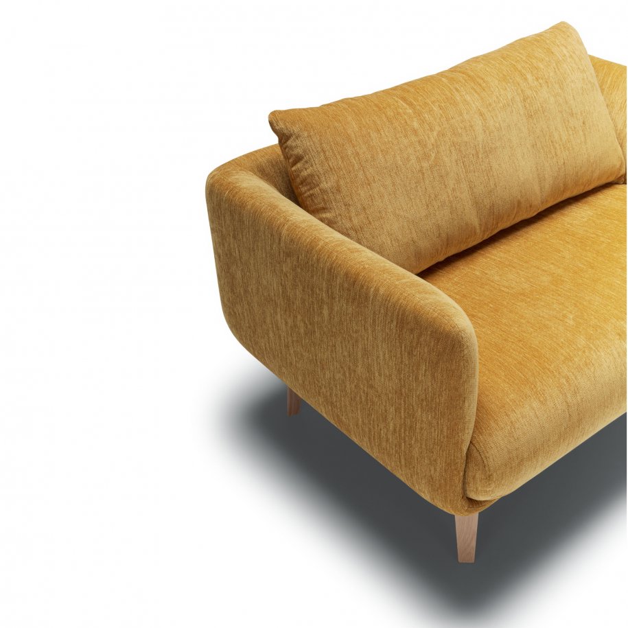 SITS Moa Loveseat atropa mustard closeup