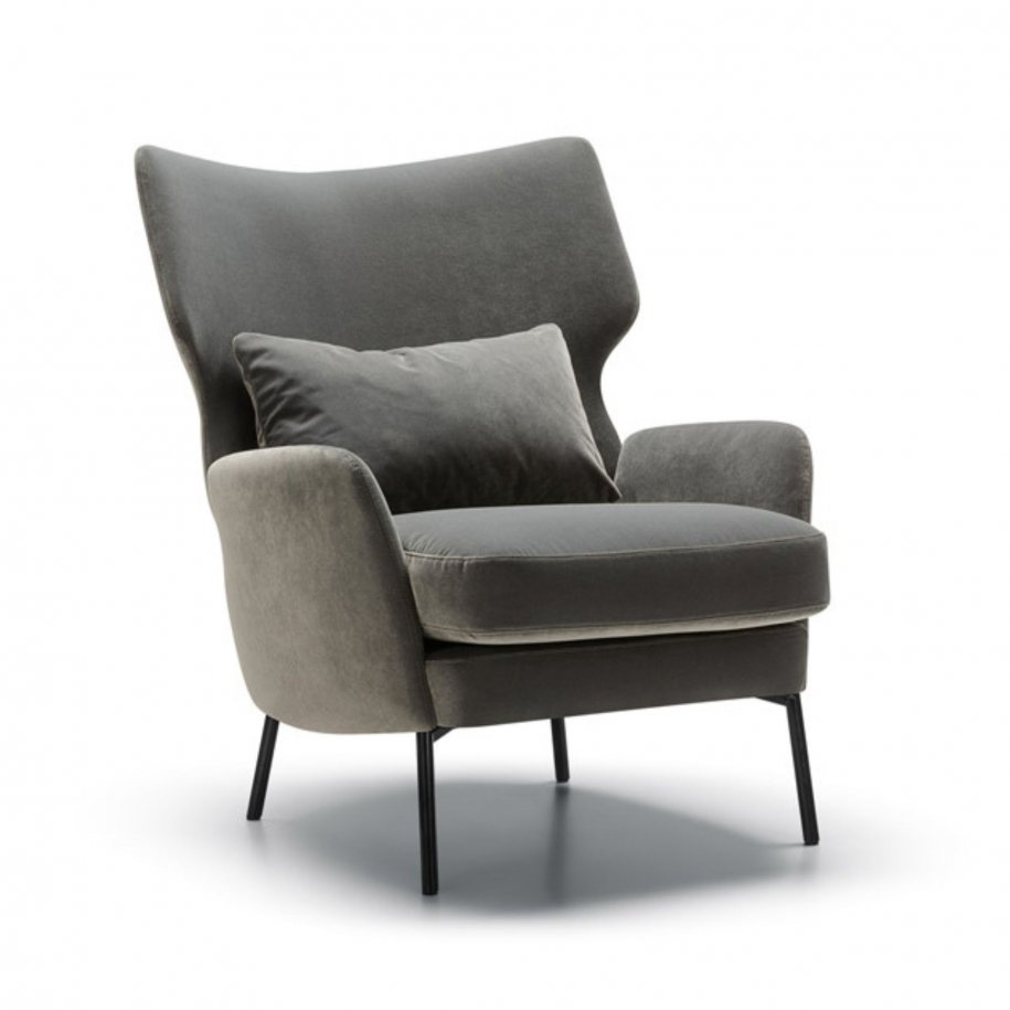 Sits Alex Armchair Fast Track Classic Velvet Grey