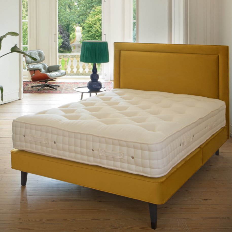 Hypnos Legacy III Mattress dressed angled