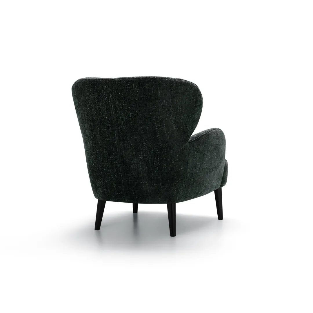 Sits Ross armchair Bloom Midnight Back View