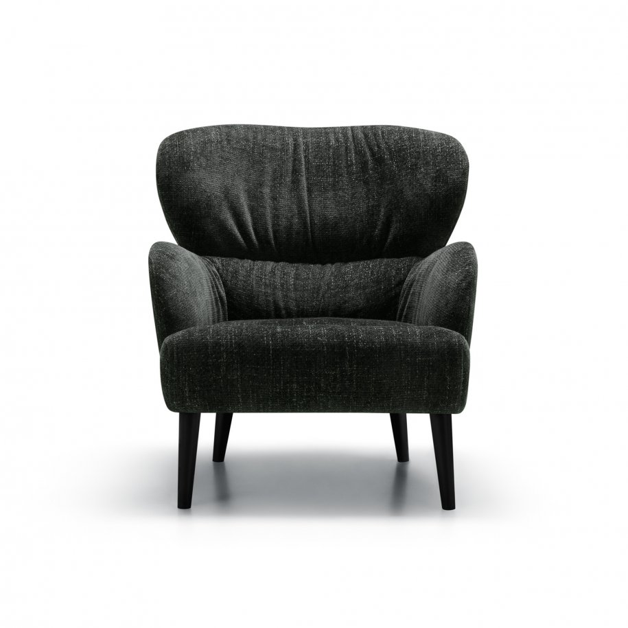 Sits Ross armchair Bloom Midnight Front facing