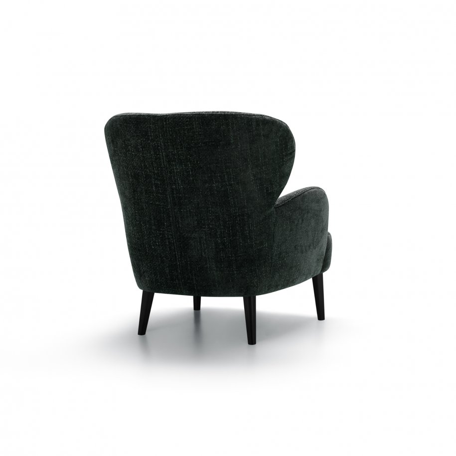 Sits Ross armchair Bloom Midnight Back  View