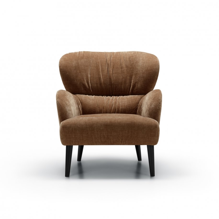 Sits Ross Armchair Wildflower Teddy Brown Front View