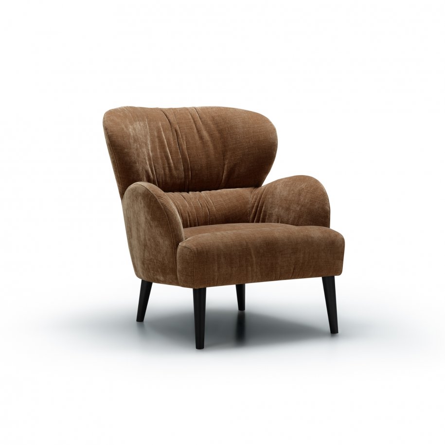 Sits Ross Armchair Wildflower Teddy Brown Side View